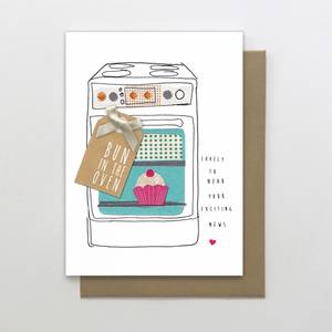 Stop the Clock Bun In The Oven Card (SUN44)
