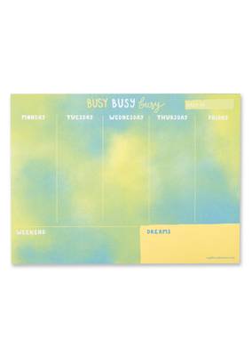 Raspberry Blossom Busy Busy Busy Weekly Planner (PDR03)