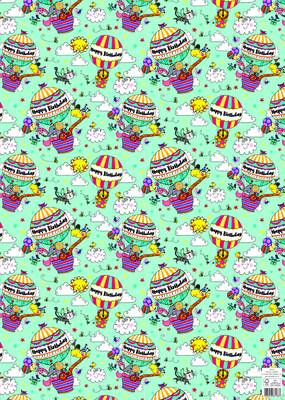 Rachel Ellen Flat Wrap Hot Air Balloons (WP142)
