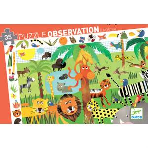 Djeco Jungle Observation Puzzle - 35 Pcs