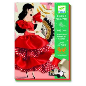 Djeco Sewing - Flamenco Frilly Cards