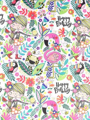 Rachel Ellen Flat Wrap - Flamingo (WP135)