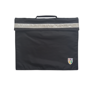 BLACK BOOKBAG WITH LOGO