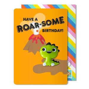 Pango Birthday Dino Magnet Card Hj05