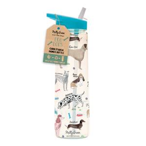 Milly Green Debonair Dogs Drinks Bottle 750Ml - Corn Starch (PLA) & BPA Free