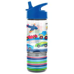 Stephen Joseph Flip Top Bottles W/ Snack Container Transportation (SJ115362)