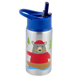 Stephen Joseph Stainless Steeel Water Bottles Bear (SJ117520)