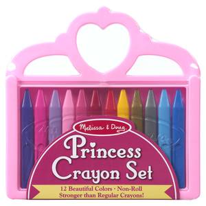 Melissa & Doug Princess Crayon Set
