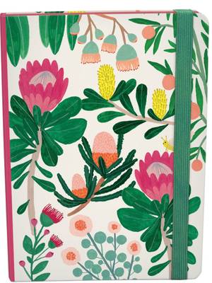 Roger La Borde King Protea A5 Journal with Elastic